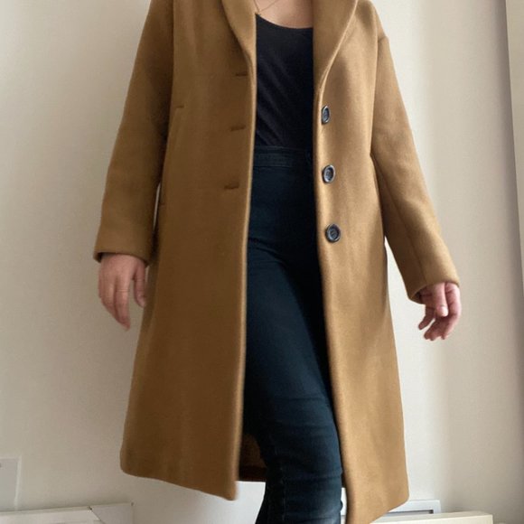 Madewell Bergen Cocoon Coat, Classic Desert Camel - Picture 3 of 9